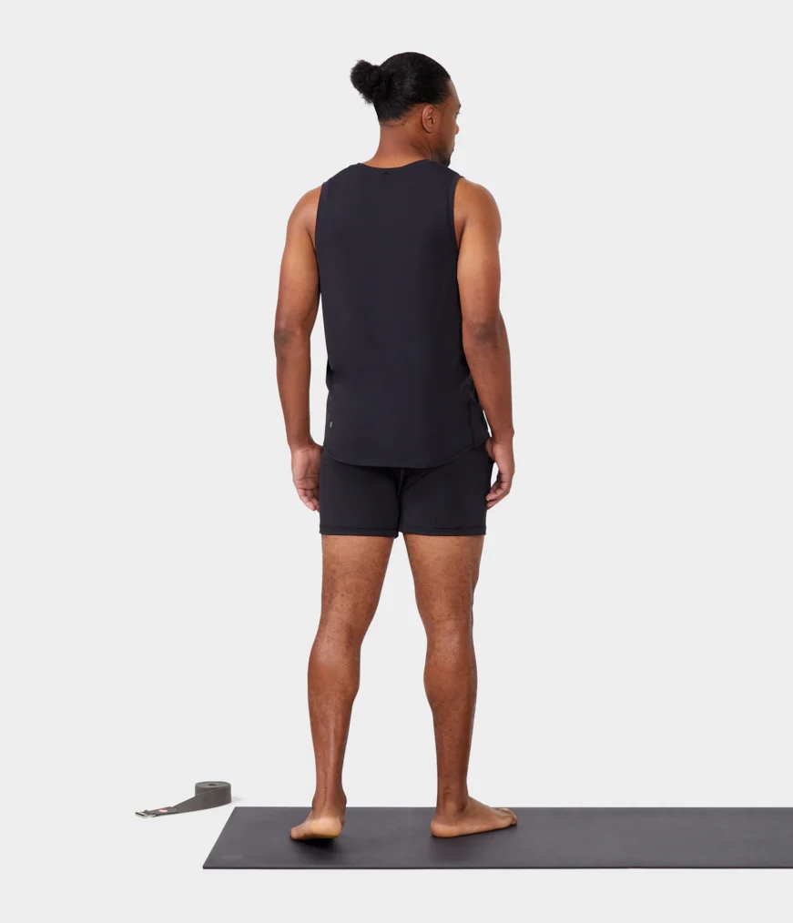 Men's Manduka ANYWHERE Shorts Black | 1785214