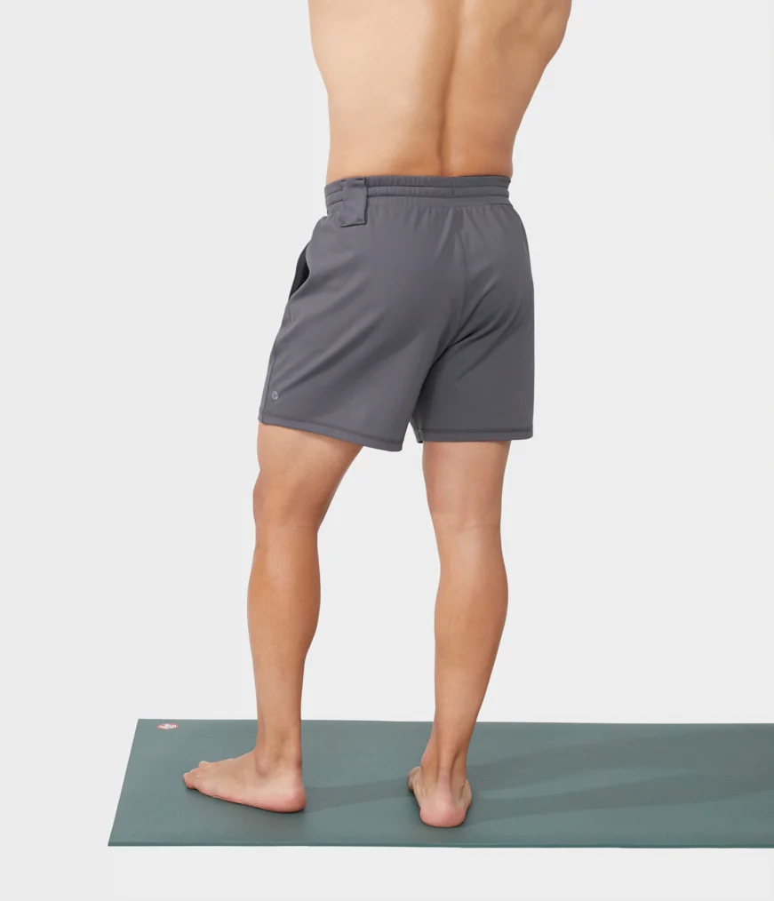 Men's Manduka ANYWHERE Shorts Grey | 9918514