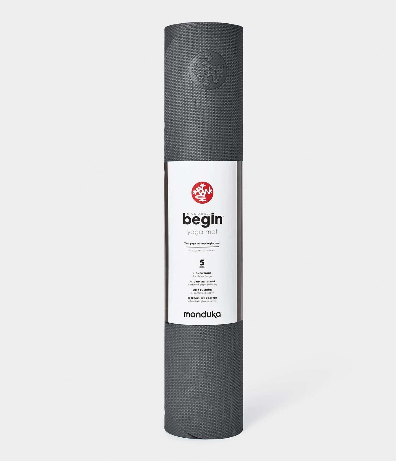 Men's Manduka BEGIN YOGA 5MM Mats Grey | 4846736