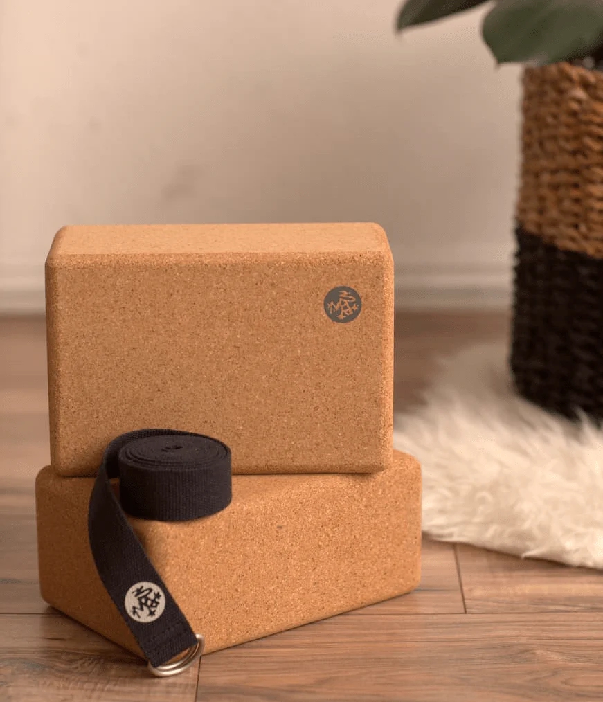 Men's Manduka CORK YOGA - 2 PACK Blocks Brown | 7499663