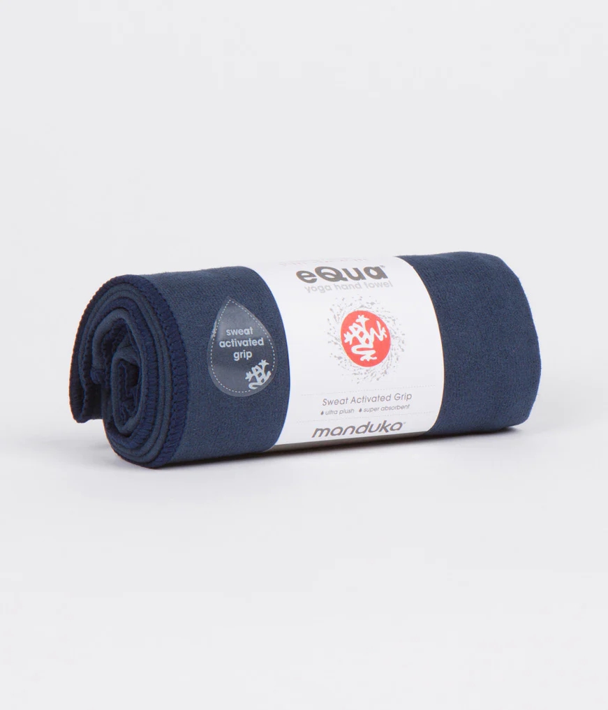 Men\'s Manduka EQUA YOGA HAND Towels Blue | 3940114