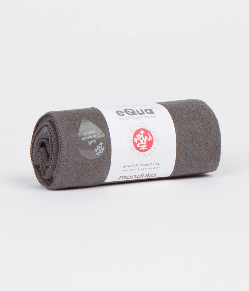 Men\'s Manduka EQUA YOGA HAND Towels Grey | 7008850