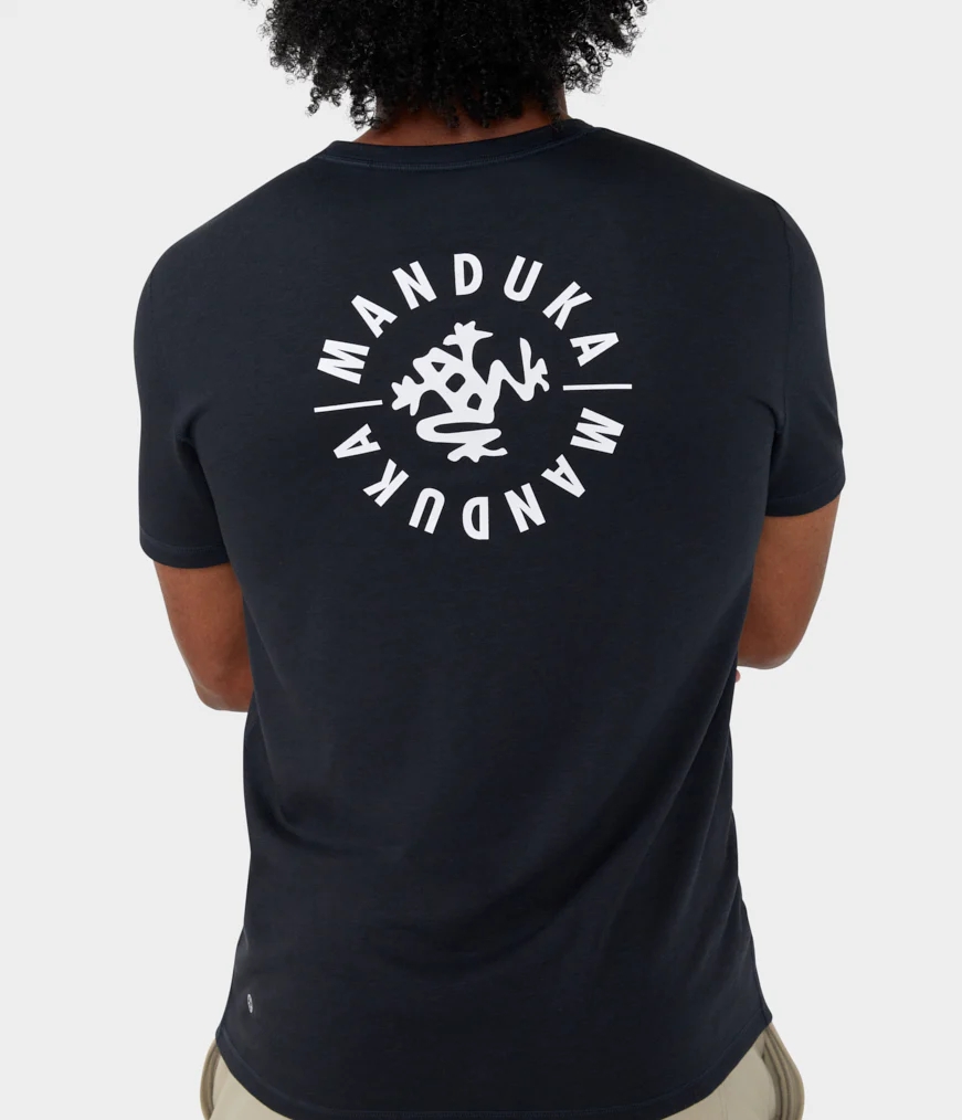 Men\'s Manduka HOUSE T Shirts Black | 7644772