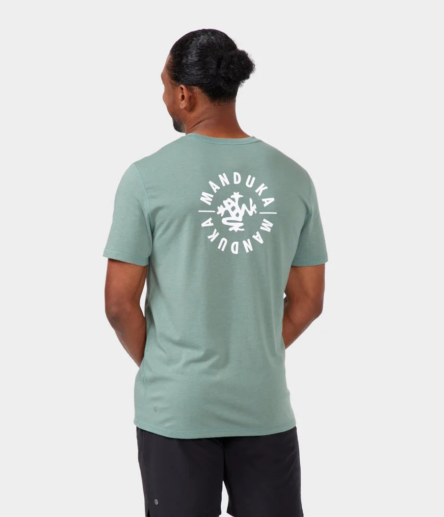 Men\'s Manduka HOUSE T Shirts Light Green | 9943307