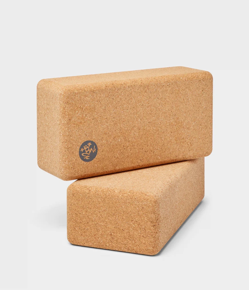 Men\'s Manduka LEAN CORK YOGA - 2 PACK Blocks Brown | 3589502