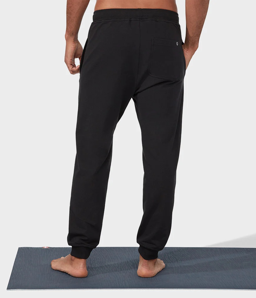 Men's Manduka RECHARGE Jogger Black | 7305727