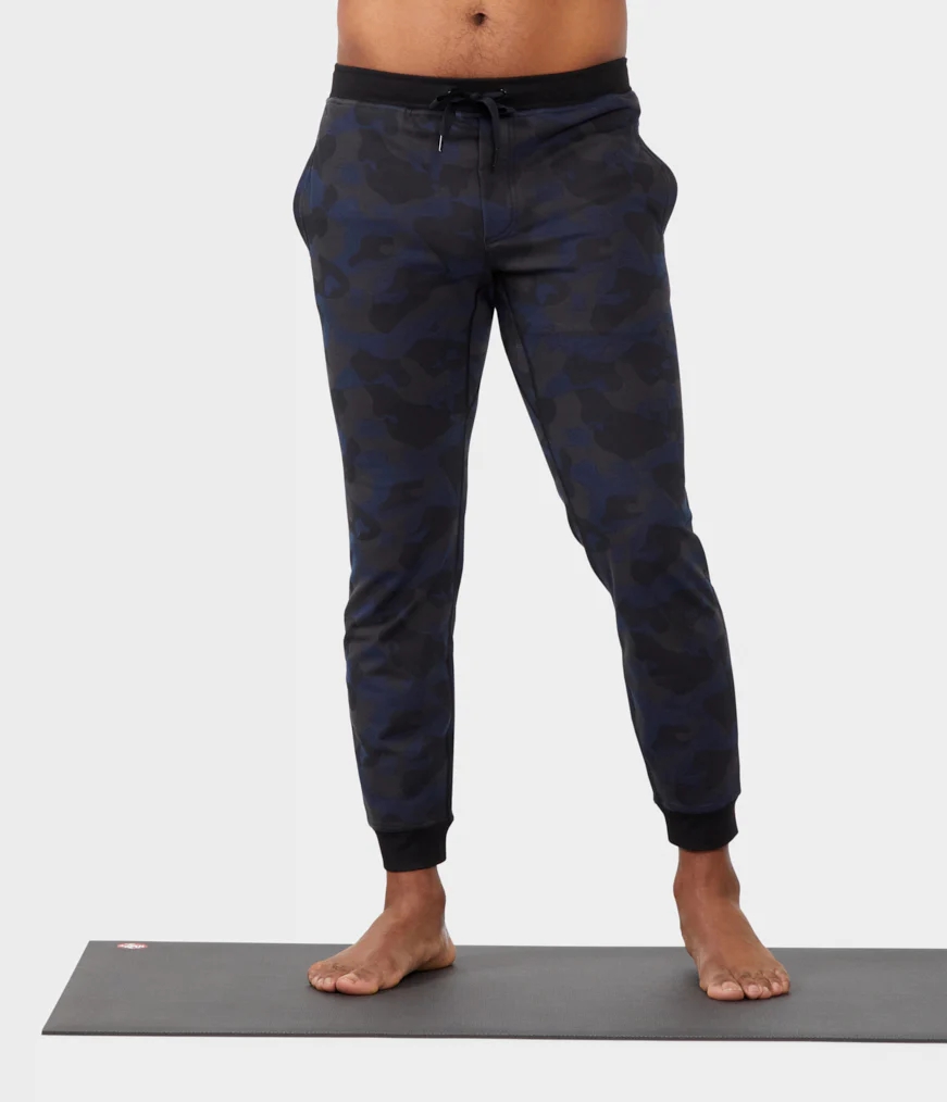 Men's Manduka RECHARGE Jogger Black | 8500599