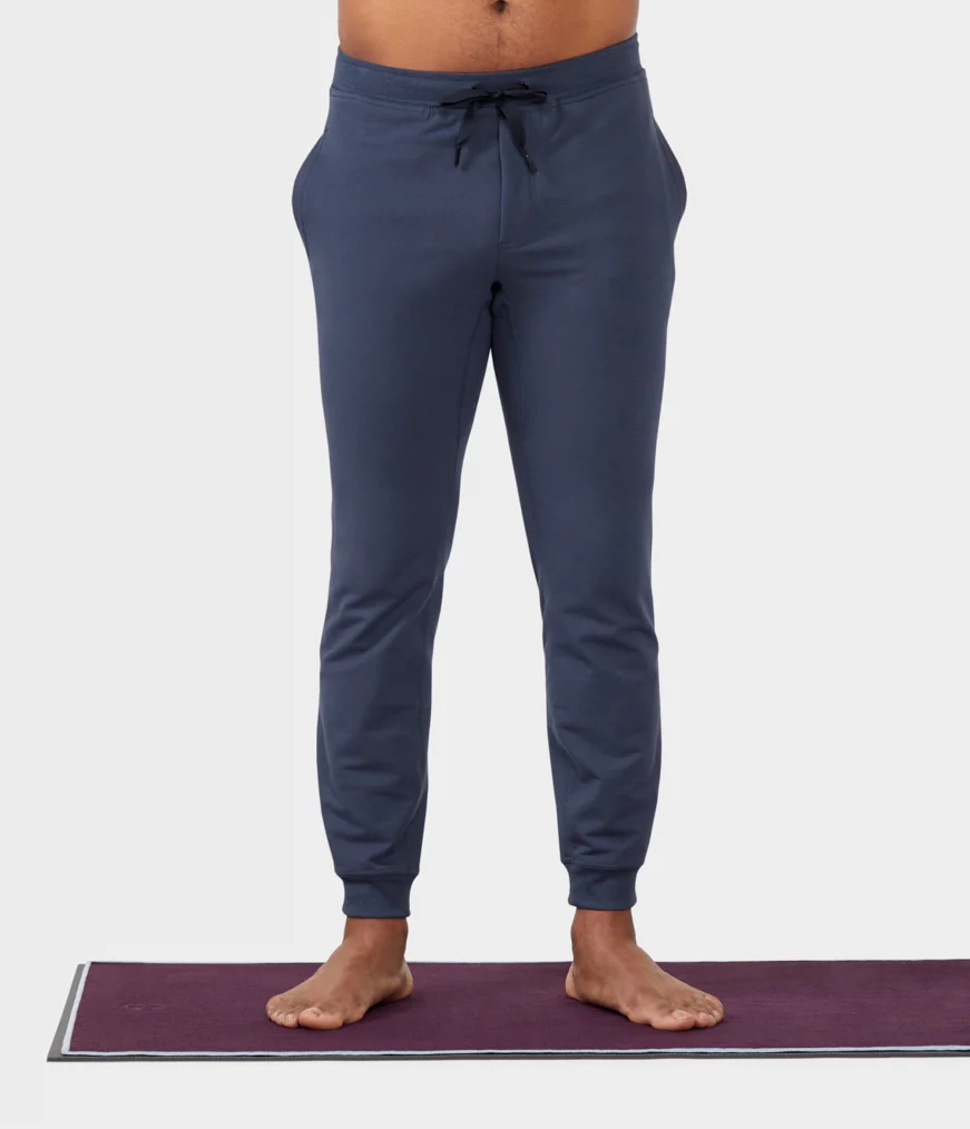 Men\'s Manduka RECHARGE Jogger Navy | 4696211