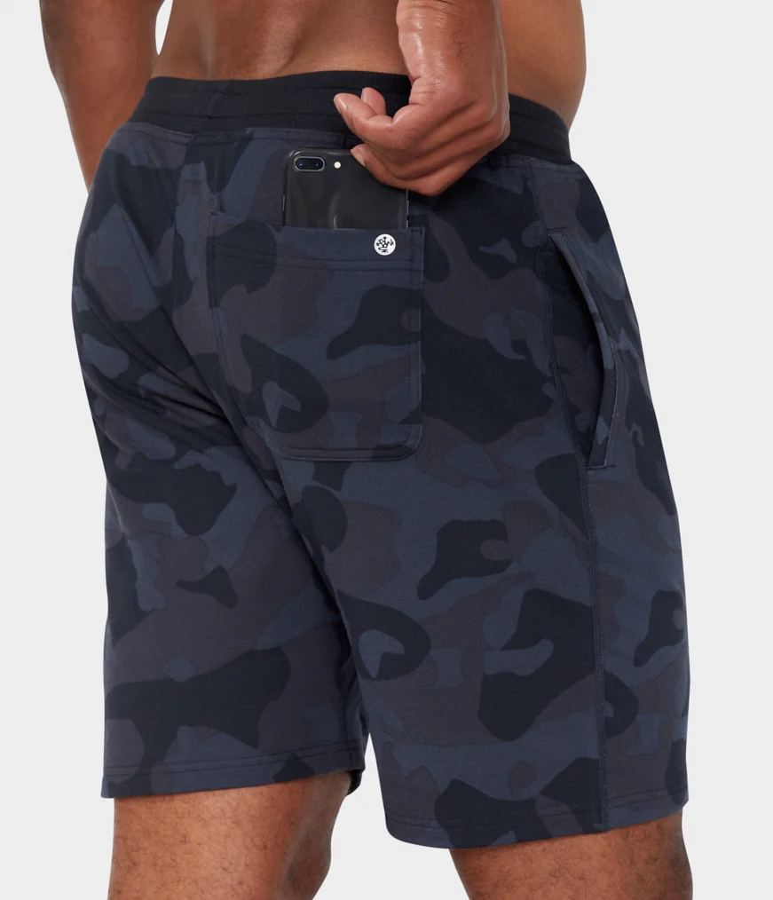 Men's Manduka RECHARGE Shorts Black | 2301215