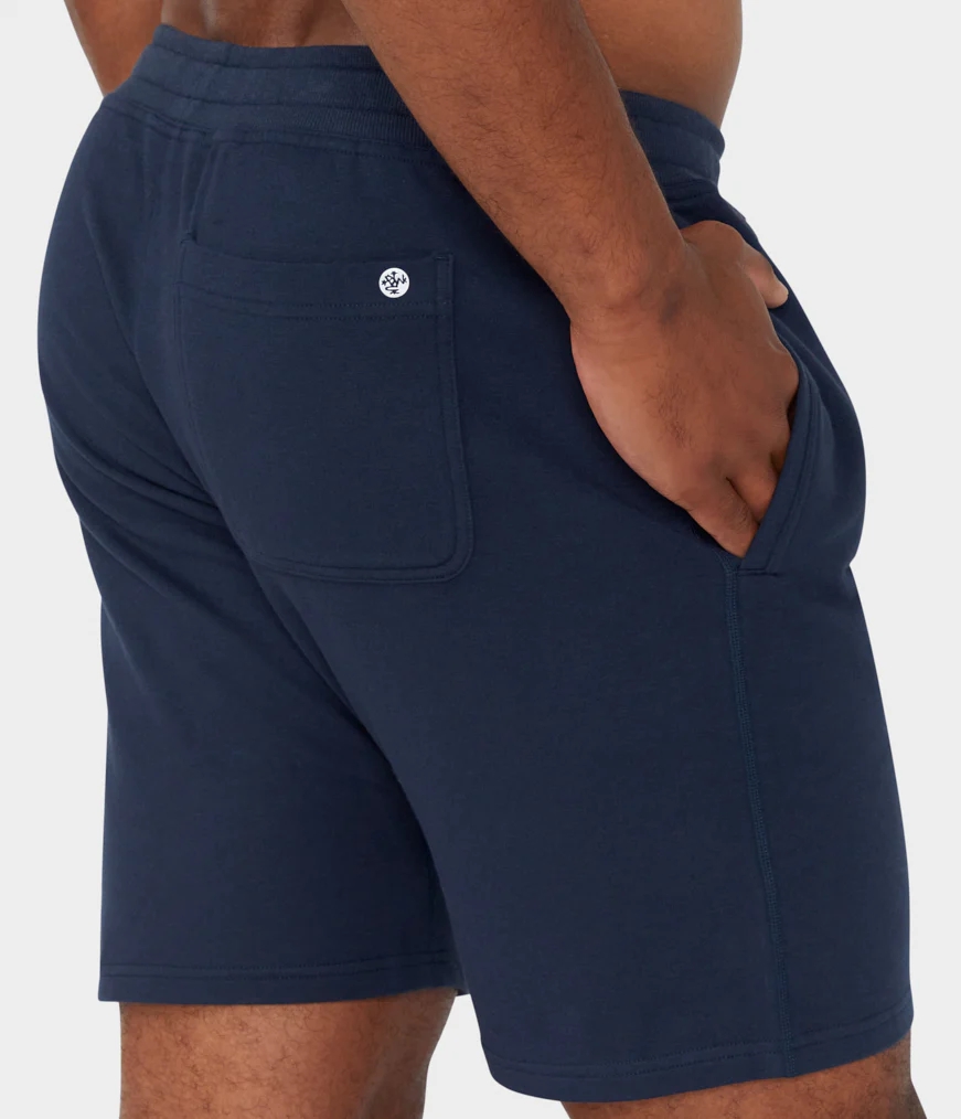 Men's Manduka RECHARGE Shorts Navy | 3781108