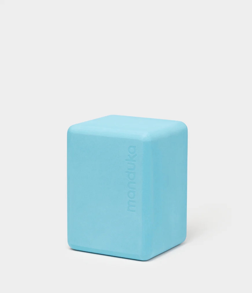 Men's Manduka RECYCLED FOAM YOGA MINI Blocks Blue | 6767714