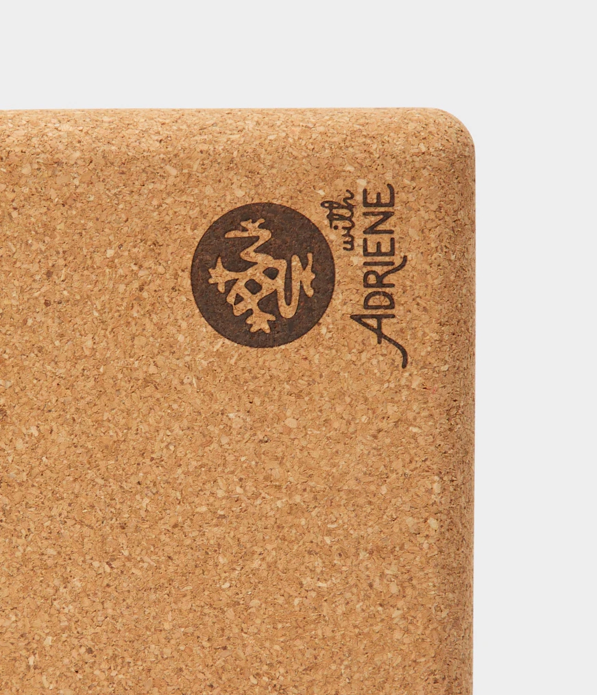 Men's Manduka YOGA WITH ADRIENE CORK YOGA Blocks Brown | 9082931