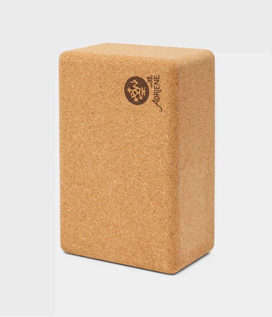 Men's Manduka YOGA WITH ADRIENE CORK YOGA Blocks Brown | 9082931