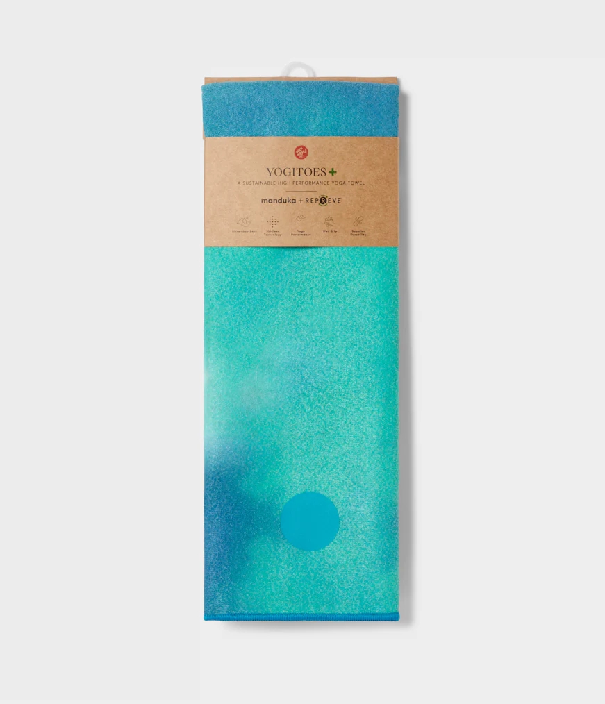 Men's Manduka YOGITOES REPREVE YOGA MAT Towels Turquoise | 2038526