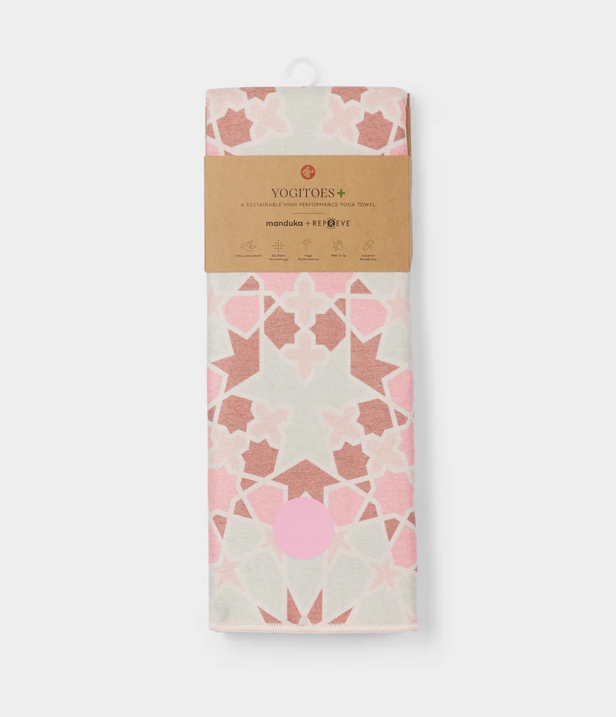 Men's Manduka YOGITOES REPREVE YOGA MAT Towels Pink | 4559470