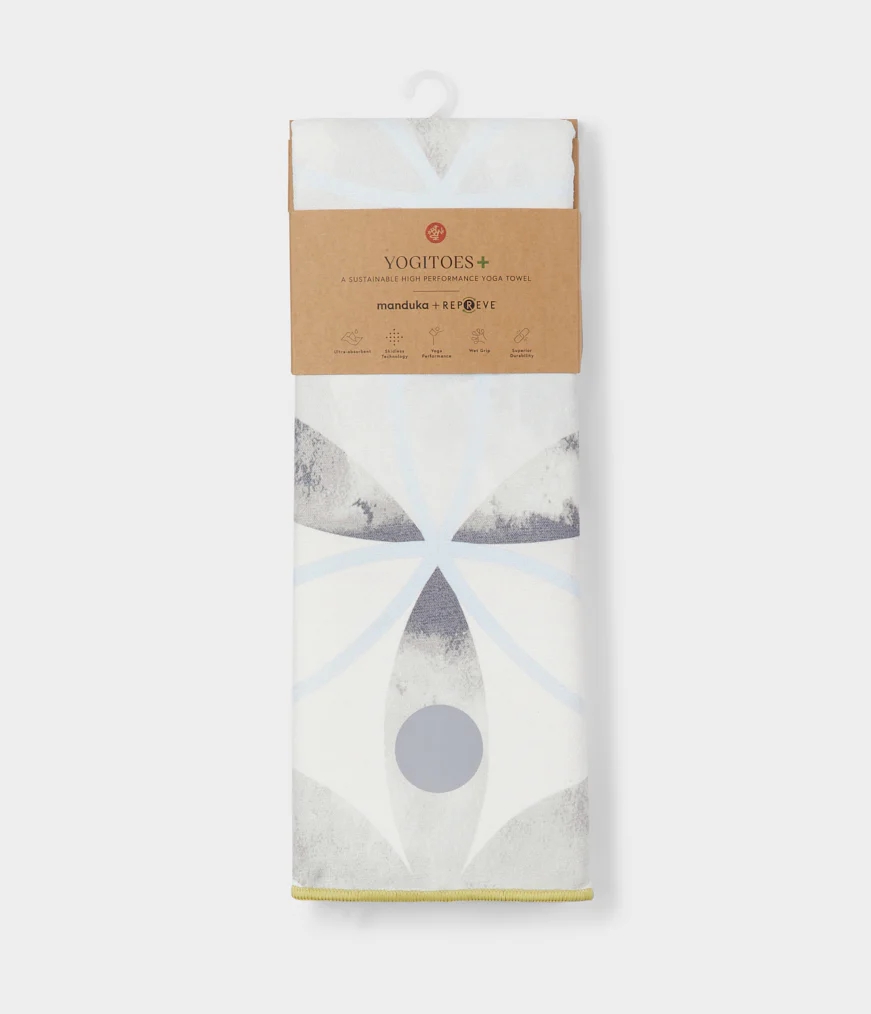 Men's Manduka YOGITOES REPREVE YOGA MAT Towels White | 6392447