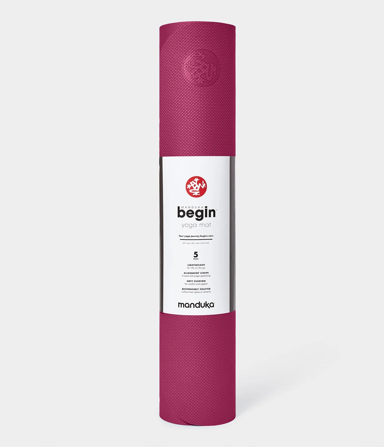 Women's Manduka BEGIN YOGA 5MM Mats Pink | 4814305