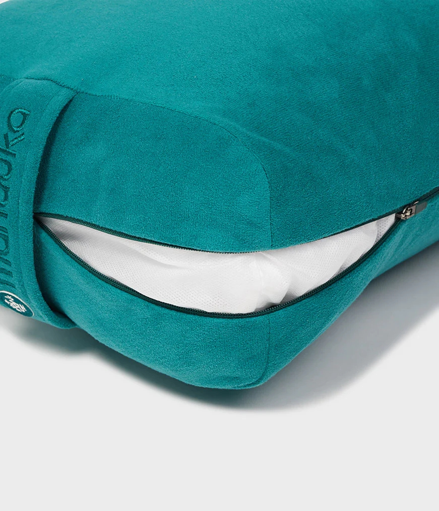 Women's Manduka ENLIGHT RECTANGULAR Bolster Turquoise | 1201227