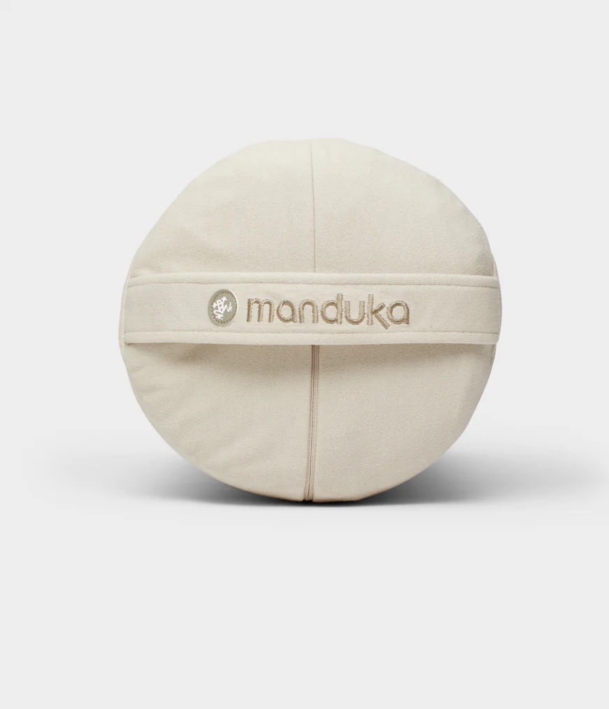 Women's Manduka ENLIGHT ROUND Bolster Beige | 5729393