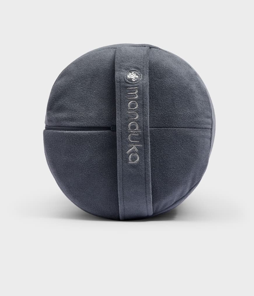 Women's Manduka ENLIGHT ROUND Bolster Grey | 1061513