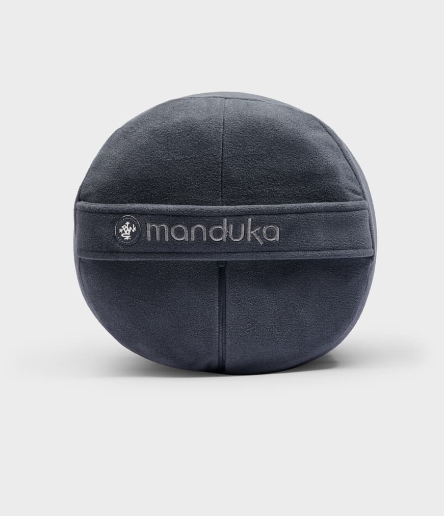 Women's Manduka ENLIGHT ROUND Bolster Grey | 1061513