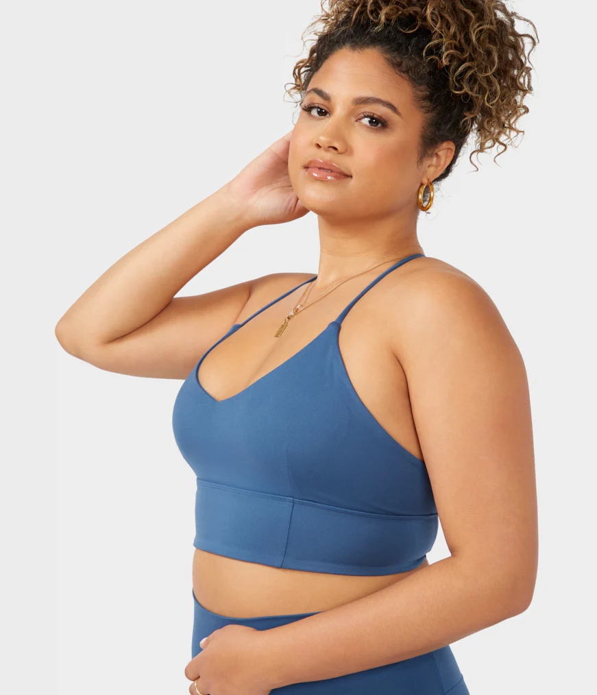 Women's Manduka ESSENCE Bras Blue | 1137430