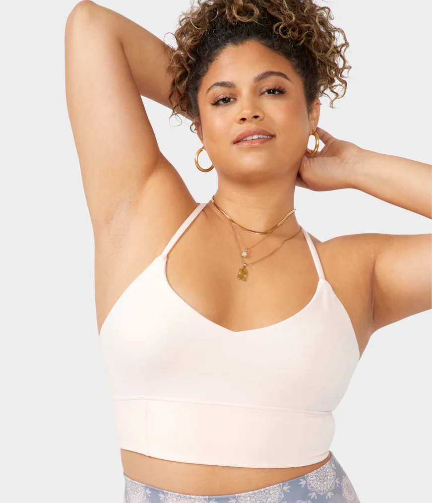 Women's Manduka ESSENCE Bras White | 9297836