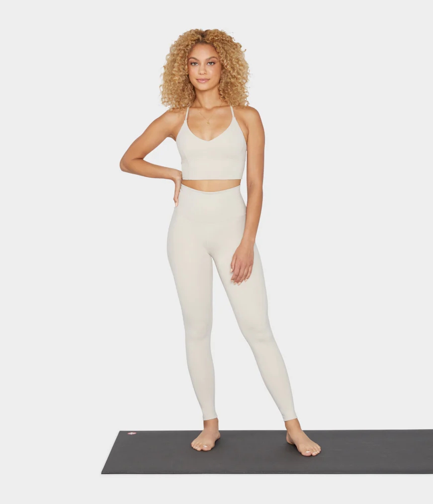 Women's Manduka ESSENCE Leggings Beige | 1241291