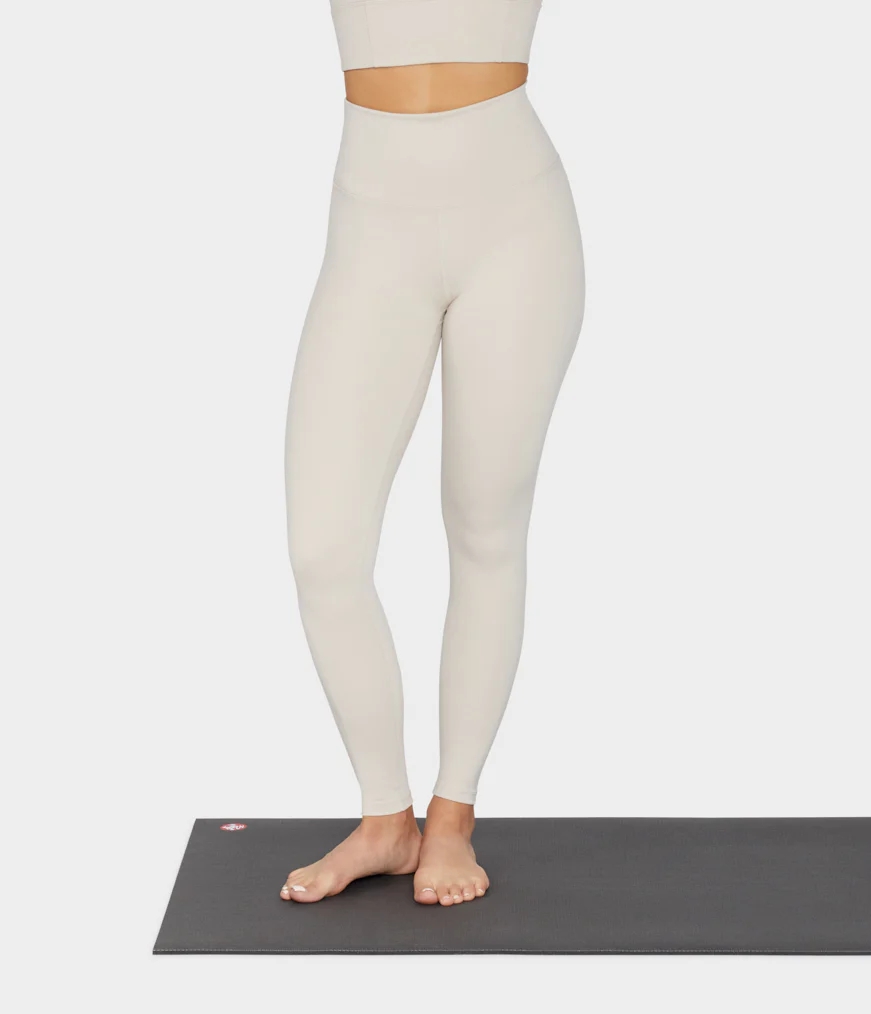 Women\'s Manduka ESSENCE Leggings Beige | 1241291