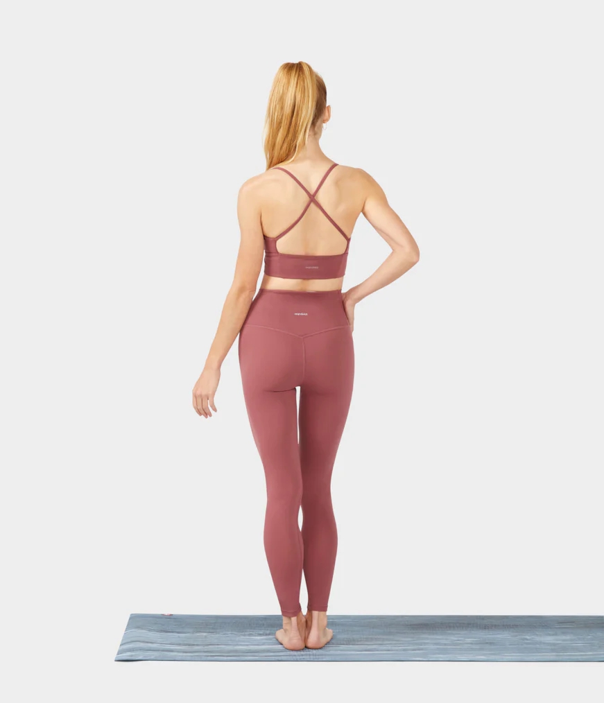 Women's Manduka ESSENCE Leggings Coral | 6398034