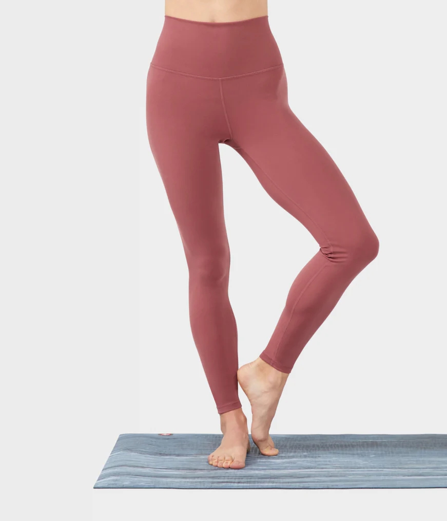 Women's Manduka ESSENCE Leggings Coral | 6398034