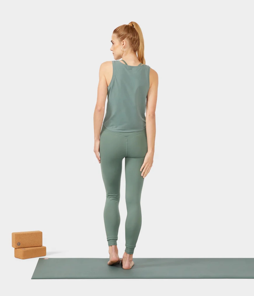 Women's Manduka ESSENCE Leggings Green | 9529692