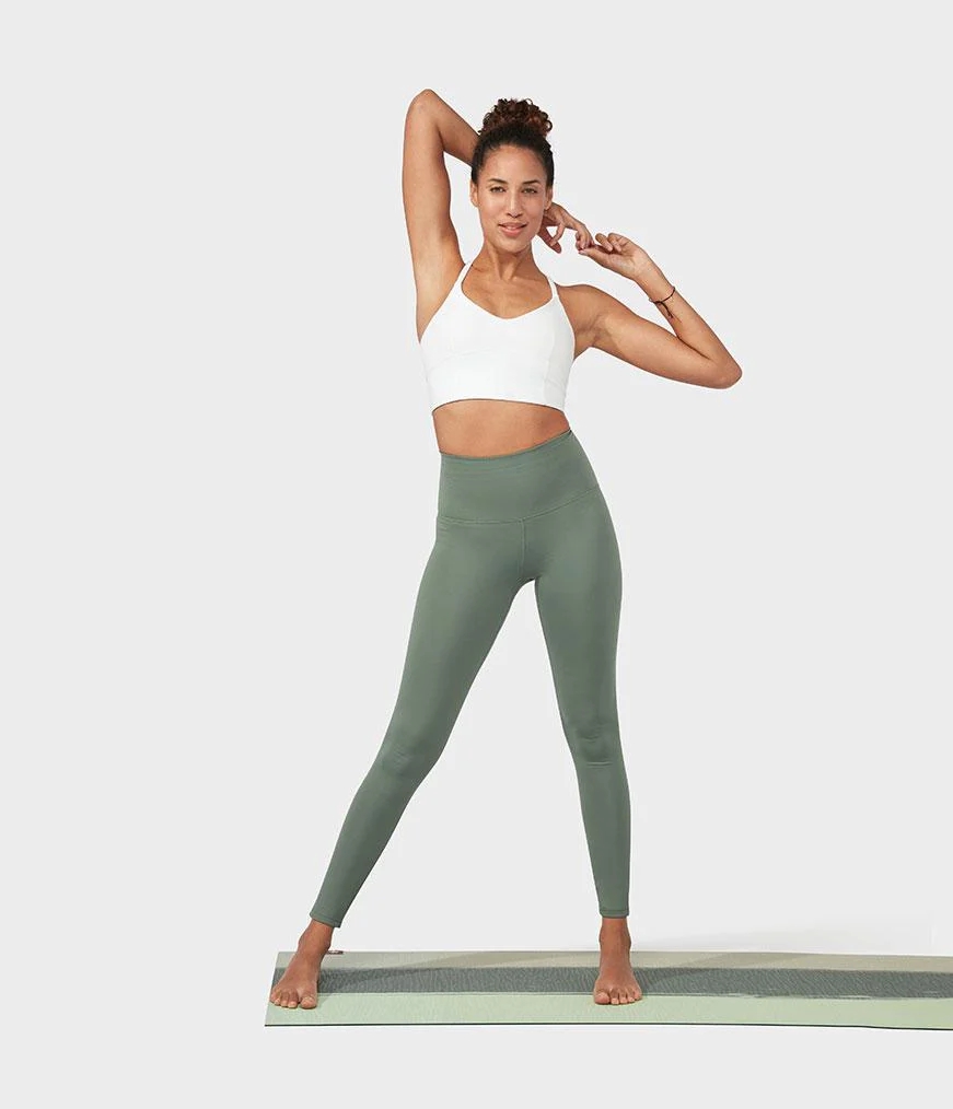 Women's Manduka ESSENCE Leggings Green | 9529692