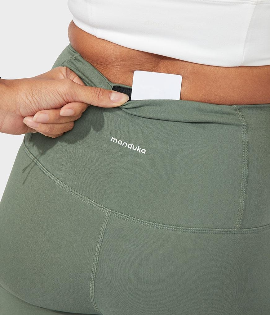 Women's Manduka ESSENCE Leggings Green | 9529692