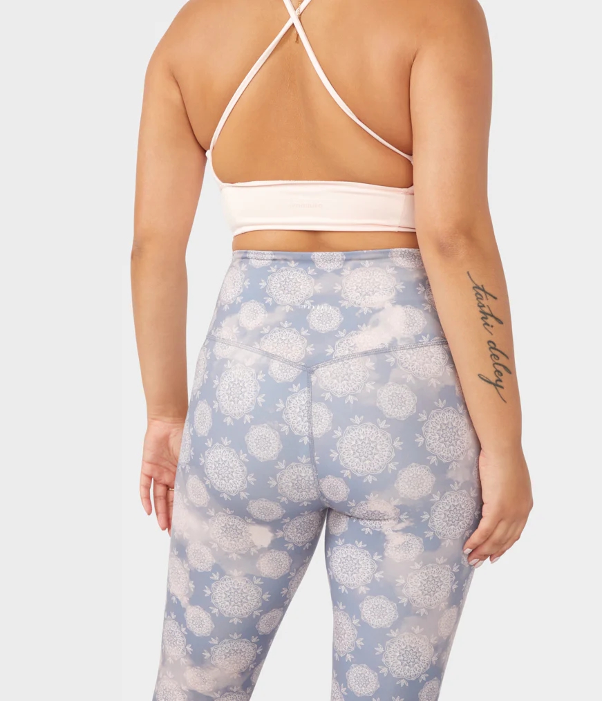 Women's Manduka ESSENCE Leggings Light Blue | 7247724