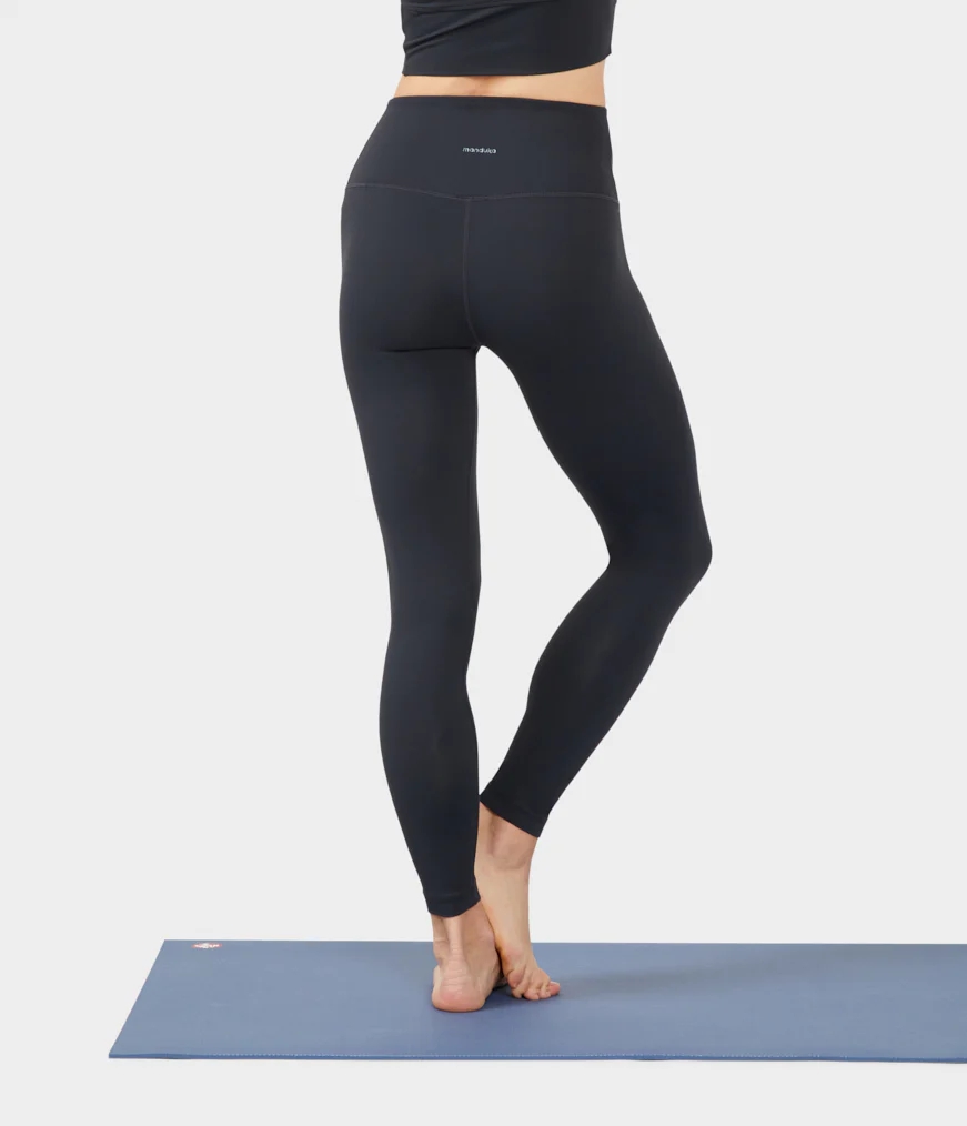 Women's Manduka EVOLVE Leggings Black | 5212717