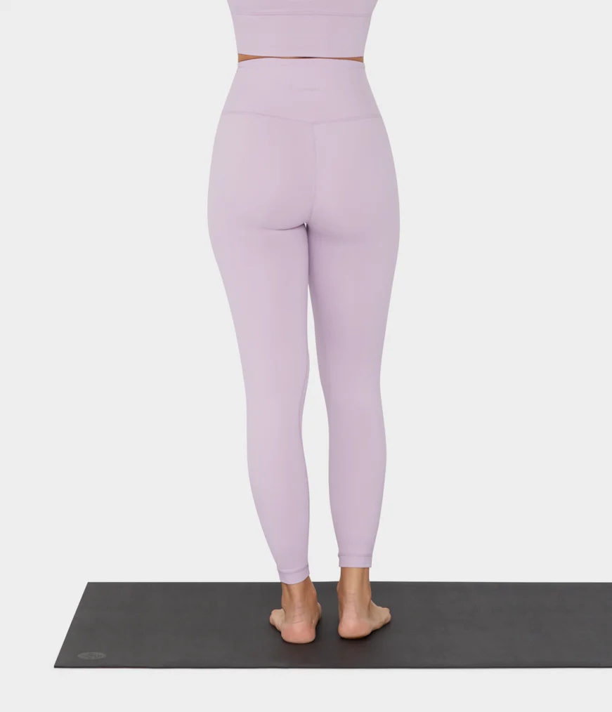 Women's Manduka EVOLVE Leggings Lavender | 7511920