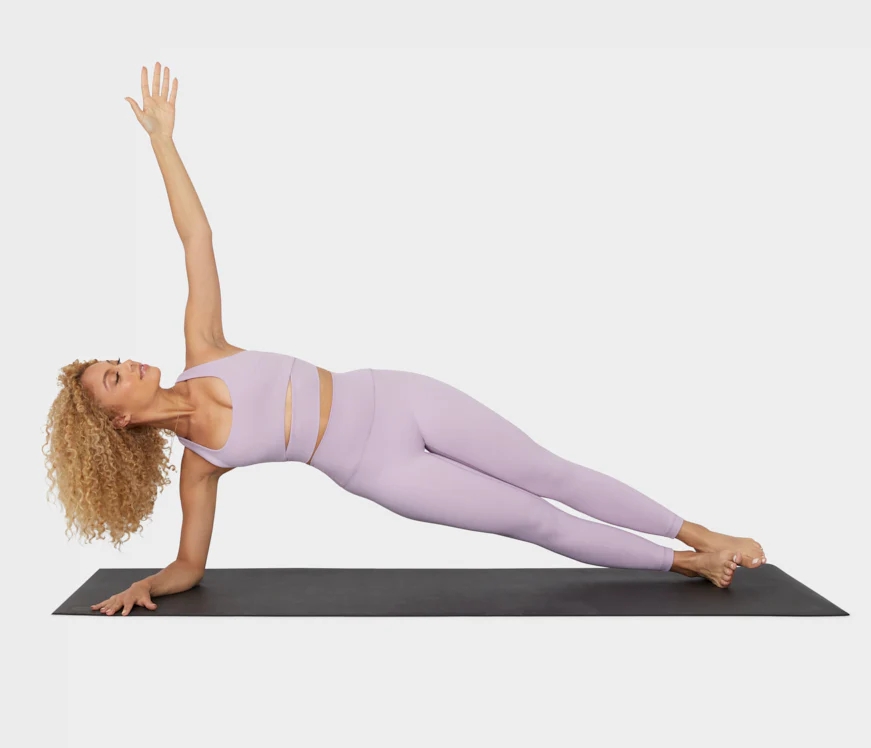 Women's Manduka EVOLVE Leggings Lavender | 7511920