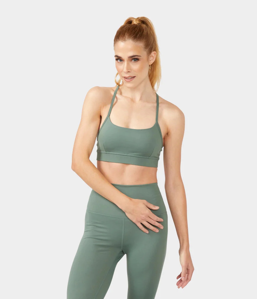 Women's Manduka FOUNDATION Bras Green | 8223372