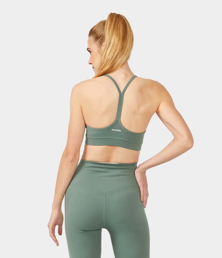 Women's Manduka FOUNDATION Bras Green | 8223372