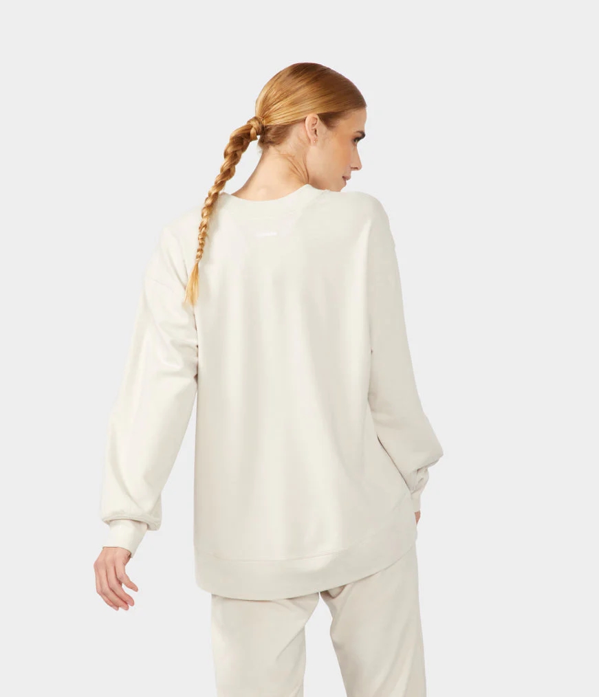 Women's Manduka GRATITUDE Pullover White | 7799806