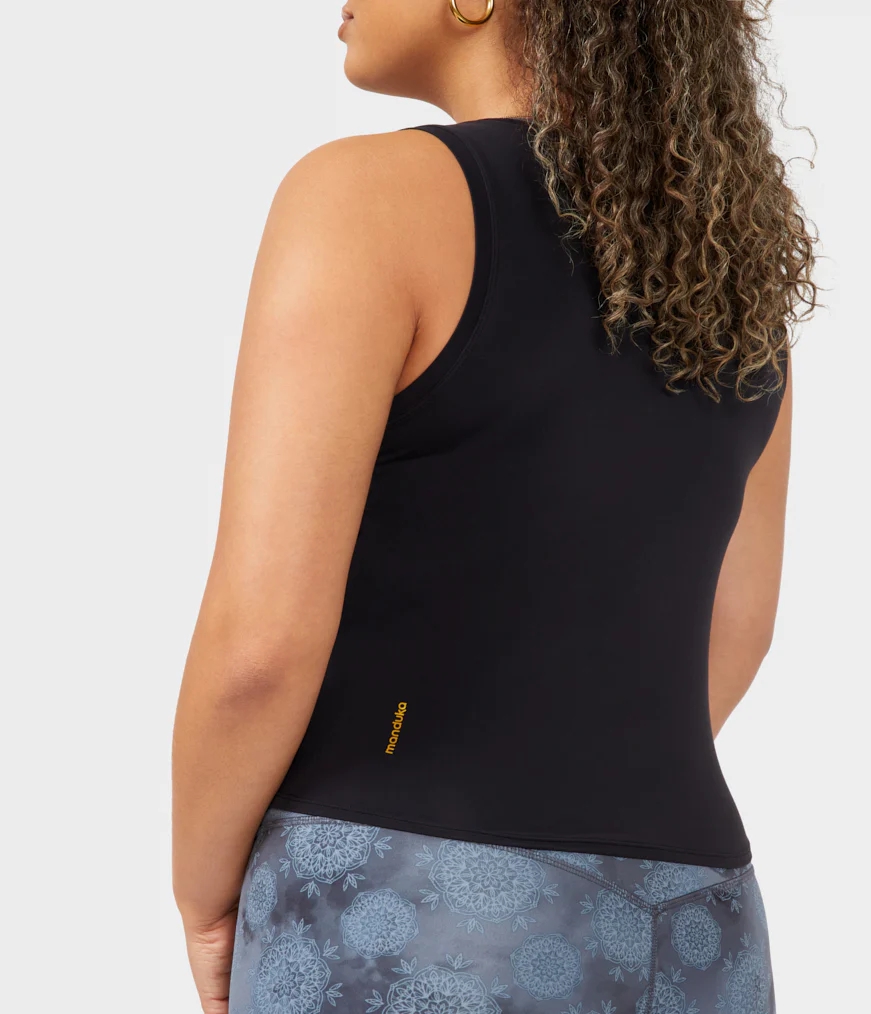 Women's Manduka LIFT AND ALIGN Tanks Black | 1663734