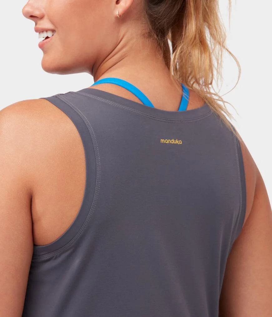 Women's Manduka LIFT AND ALIGN Tanks Grey | 2820108