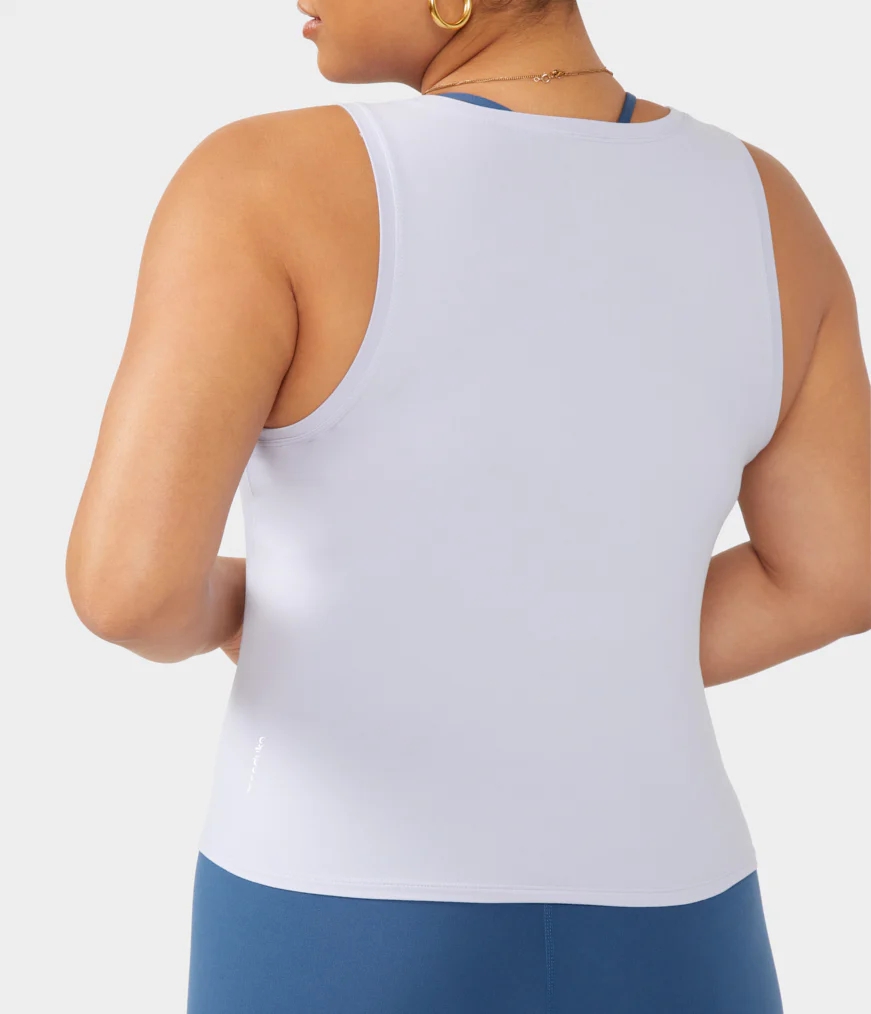 Women's Manduka LIFT AND ALIGN Tanks White | 8483436