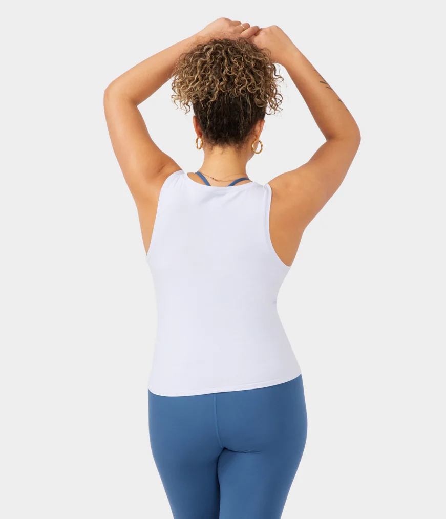 Women's Manduka LIFT AND ALIGN Tanks White | 8483436