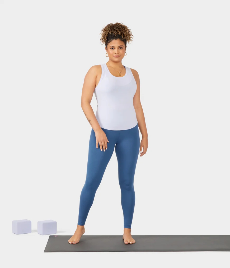 Women's Manduka LIFT AND ALIGN Tanks White | 8483436