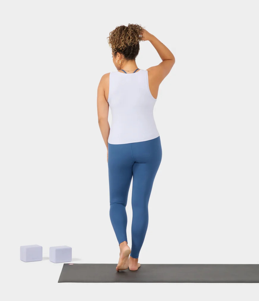 Women's Manduka LIFT AND ALIGN Tanks White | 8483436