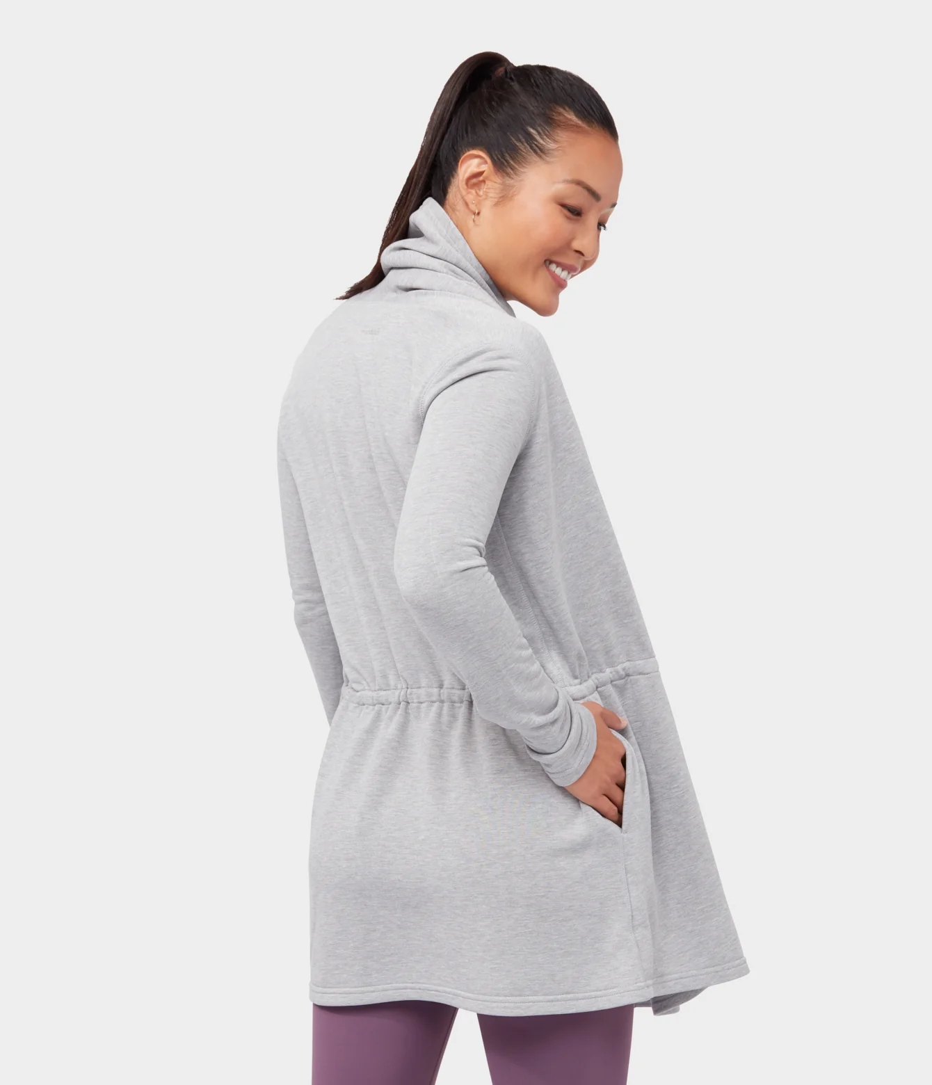 Women's Manduka MEDITATION CARDIGAN Jackets Grey | 3056795