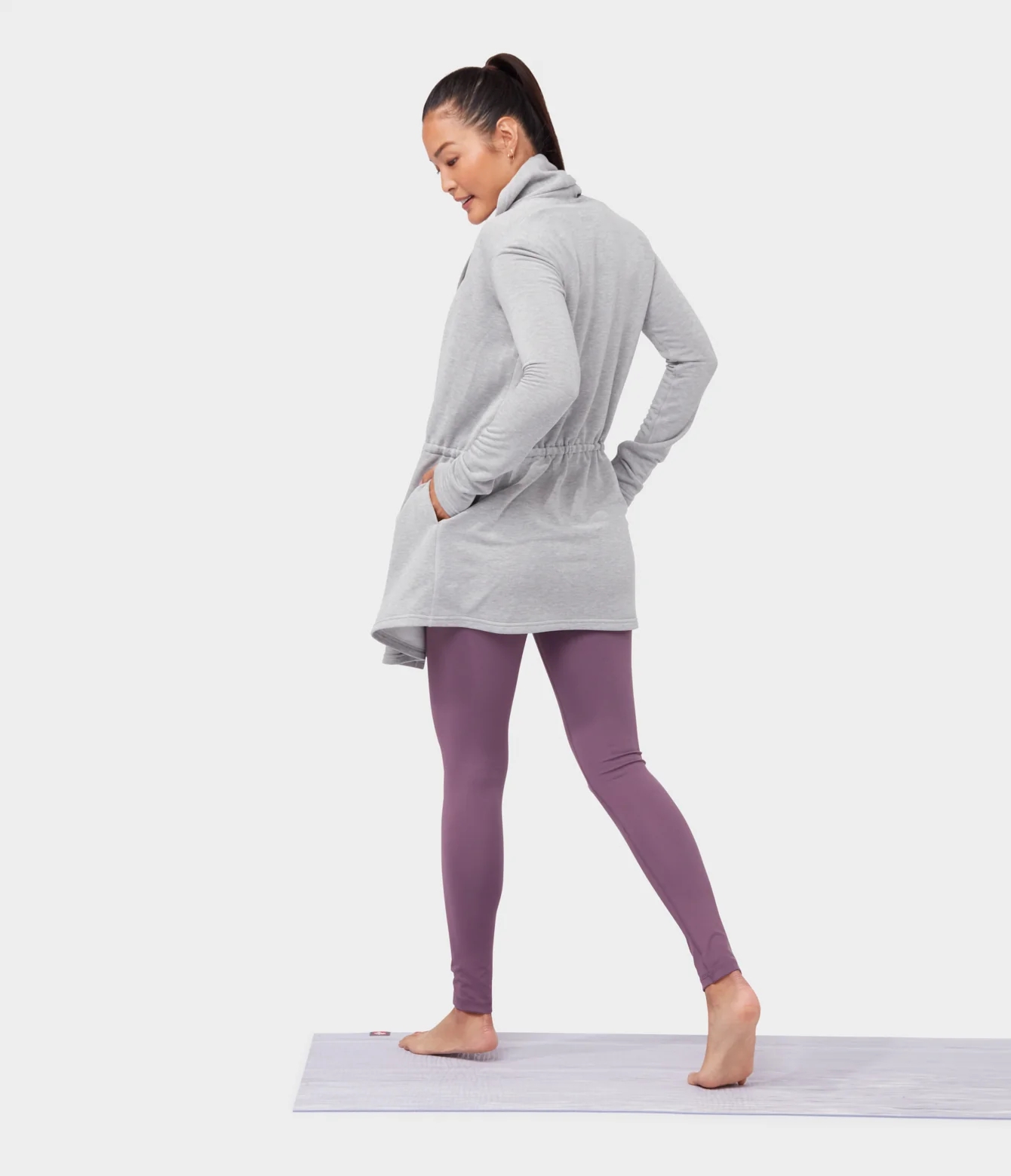 Women's Manduka MEDITATION CARDIGAN Jackets Grey | 3056795