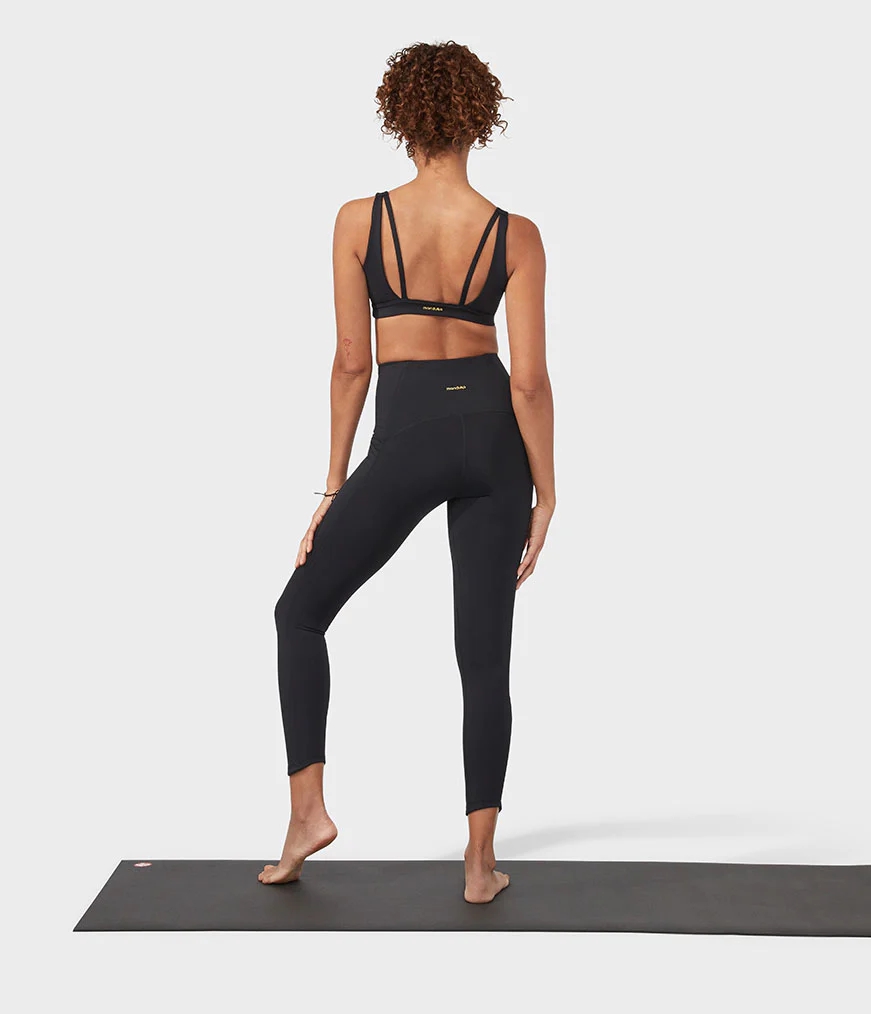 Women's Manduka PRESENCE Leggings Black | 9448121